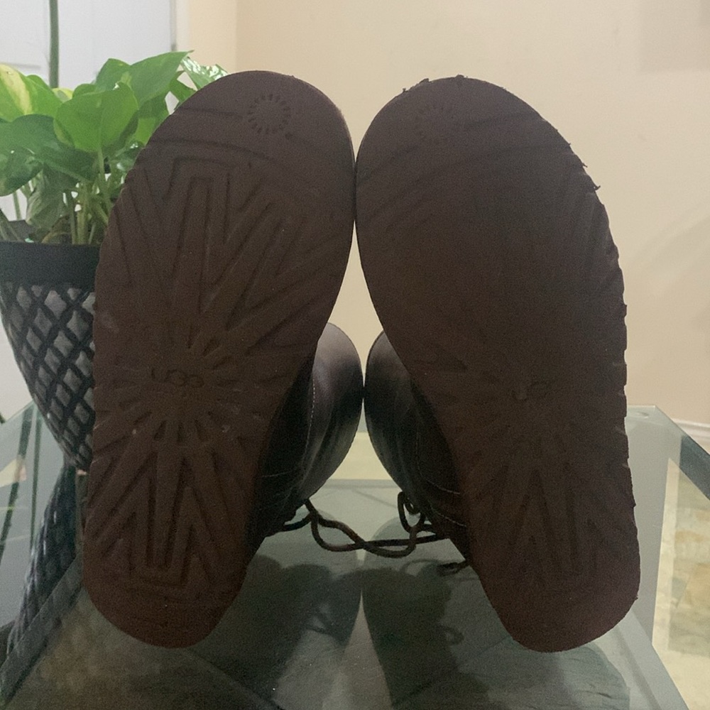 UGG Mariana Sheepskin Lined Leather Boots - Picture 12 of 14